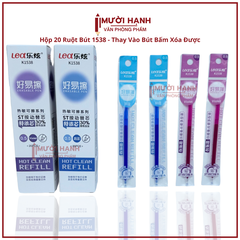 Ruột Bút Xóa Được BÚT BẤM LEX 1538 (20 Ống/Hộp; 12 Hộp/Lốc; 24 Lốc/Thùng)