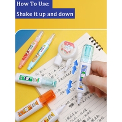 Bút Xoá Nước Nhiều Mẫu Dễ Thương 1069, 1070, 1073, 1075, 1076 (24 Cái/Hộp, 36 Hộp/Thùng)