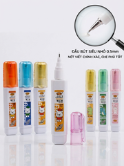Bút Xoá Nước Nhiều Mẫu Dễ Thương 1069, 1070, 1073, 1075, 1076 (24 Cái/Hộp, 36 Hộp/Thùng)