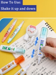 Bút Xoá Nước Nhiều Mẫu Dễ Thương 1069, 1070, 1073, 1075, 1076 (24 Cái/Hộp, 36 Hộp/Thùng)