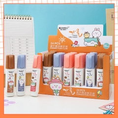 Bút Xoá Nước Nhiều Mẫu Dễ Thương 1069, 1070, 1073, 1075, 1076 (24 Cái/Hộp, 36 Hộp/Thùng)
