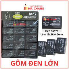 Gôm Đen Thỏ LỚN 96578 MG (30 Cục/ Hộp; 30 Hộp/Thùng)
