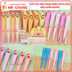 Bút Gel Hình Kem (Mực Xanh) A39, A37 (36 Cây/ Hộp; 24 Hộp/ Thùng)