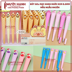 Bút Gel Hình Kem (Mực Xanh) A39, A37 (36 Cây/ Hộp; 24 Hộp/ Thùng)
