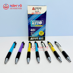 Bút Bi Bấm MỰC XANH Aodemei 6120 (40 Cây/ Hộp; 72 Hộp/ Thùng)