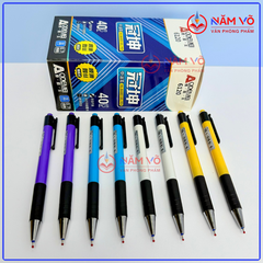 Bút Bi Bấm MỰC XANH Aodemei 6120 (40 Cây/ Hộp; 72 Hộp/ Thùng)