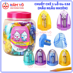 Gọt Bút Chì 1 Lỗ 132 (72 Cái/ Lon; 36 Lon/ Thùng)