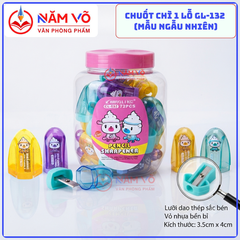 Gọt Bút Chì 1 Lỗ 132 (72 Cái/ Lon; 36 Lon/ Thùng)