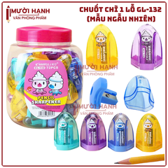 Gọt Bút Chì 1 Lỗ 132 (72 Cái/ Lon; 36 Lon/ Thùng)