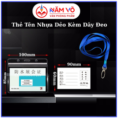 Thẻ Tên NGANG SM108 (100x85; 90x60) (50 Cái/Hộp) (80 Hộp/Thùng)