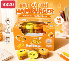 Gọt Bút Chì 2 Lỗ KM 9320, 9377 (48 Cái/Hộp, 36 Hộp/Thùng)