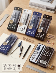Compa Bút Chì Gỗ 6605 (20 Cái/ Hộp; 18 Hộp/ Thùng)