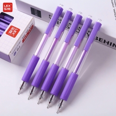 Kệ Bút Gel Bấm T8 Lex Mực Tím (96 Cây/ Kệ; 4 Kệ/ Lốc; 24 Kệ/ Thùng)