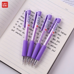 Kệ Bút Gel Bấm T8 Lex Mực Tím (96 Cây/ Kệ; 4 Kệ/ Lốc; 24 Kệ/ Thùng)