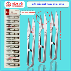 Kéo Cắt Chỉ Inox 1333A (12 Cái/ Vĩ; 120 Vĩ/ Thùng)
