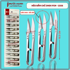 Kéo Cắt Chỉ Inox 1333A (12 Cái/ Vĩ; 120 Vĩ/ Thùng)