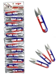 Kéo Cắt Chỉ 2 Màu (12 Cái/ Vĩ; 25 Vĩ/ Hộp; 4 Hộp/ Thùng)