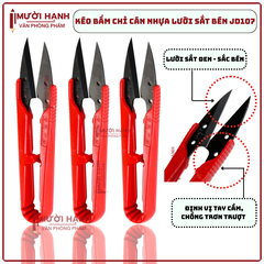 Kéo Cắt Chỉ 3 Màu và JD 107 (12 Cái/ Vĩ; 20 Vĩ/ Hộp; 6 Hộp/ Thùng)