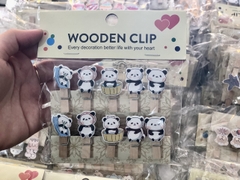 Kẹp gỗ hình dễ thương (10 Kẹp/Bịch)