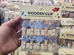 Kẹp gỗ hình dễ thương (10 Kẹp/Bịch)