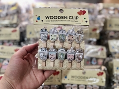 Kẹp gỗ hình dễ thương (10 Kẹp/Bịch)