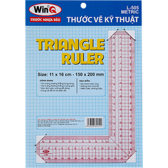 Win Q Thước L505 (10 Cây/ Hộp; 5 Hộp/ Lốc)