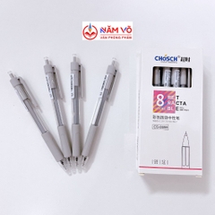 . Bút Chosch Mực Nước CS8698 (Xanh, Tím, Đỏ, Đen) (12 Cây/Hộp; 12 Hộp/ Lốc; 12 Lốc/Thùng)