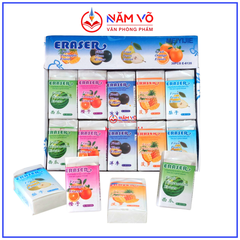 Gôm Eraser TRÁI CÂY TRẮNG 6135 (30 Cái/ Hộp; 20 Hộp/Thùng)