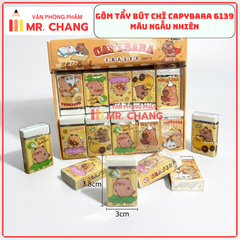 Gôm Eraser CAPYBARA 6139 (30 Cục/Lốc; 20 Lốc/Thùng)