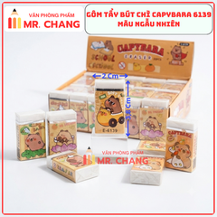 Gôm Eraser CAPYBARA 6139 (30 Cục/Lốc; 20 Lốc/Thùng)