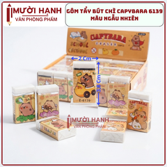 Gôm Eraser CAPYBARA 6139 (30 Cục/Lốc; 20 Lốc/Thùng)