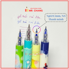 LON 20 CÂY Bút Gel BẤM Xóa Được LON KING (Xanh, Tím) (20 Cây/Lon; 12 Lon/Hộp; 96 Lon/Thùng) 9986