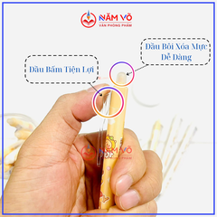 LON 20 CÂY Bút Gel BẤM Xóa Được LON KING (Xanh, Tím) (20 Cây/Lon; 12 Lon/Hộp; 96 Lon/Thùng) 9986