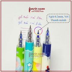 LON 20 CÂY Bút Gel BẤM Xóa Được LON KING (Xanh, Tím) (20 Cây/Lon; 12 Lon/Hộp; 96 Lon/Thùng) 9986