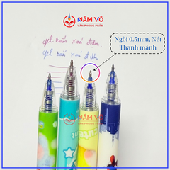 LON 20 CÂY Bút Gel BẤM Xóa Được LON KING (Xanh, Tím) (20 Cây/Lon; 12 Lon/Hộp; 96 Lon/Thùng) 9986