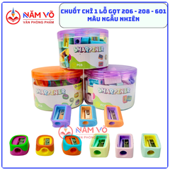 Lon Chuốt Bút Chì Màu Sắc Dễ Thương 208 (48 Cái/Lon, 100 Lon/1 Thùng)