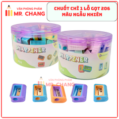 Lon Chuốt Bút Chì Màu Sắc Dễ Thương 206 (48 Cái/Lon, 100 Lon/1 Thùng)