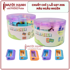 Lon Chuốt Bút Chì Màu Sắc Dễ Thương 206 (48 Cái/Lon, 100 Lon/1 Thùng)