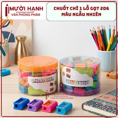 Lon Chuốt Bút Chì Màu Sắc Dễ Thương 206 (48 Cái/Lon, 100 Lon/1 Thùng)