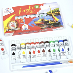G-Star Màu Acylic AC-0112 (12 Màu/Hộp) 12ml (6 Hộp/Lốc; 10 Lốc/ Thùng)