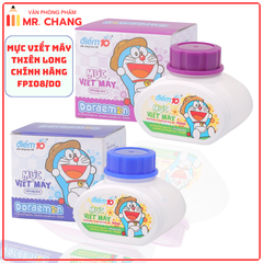 TL - Mực bút máy Doremon FPI-08/DO 40ml (Xanh, Tím, Đen) (8 Lọ/Lốc)