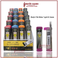 Ruột Chì Bấm 2B 0.5MM 9002 (60 Tuýp/Hộp; 24 Hộp/Thùng)