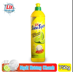 Nước Rửa Chén Lix 750g - CH15 (15 Chai/1 Thùng)