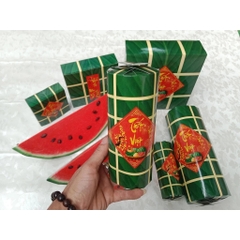 Sét 3 Loại Bánh Chưng, Bánh Tét, Dưa Hấu Trang Trí Tết (3 Loại/Sét)