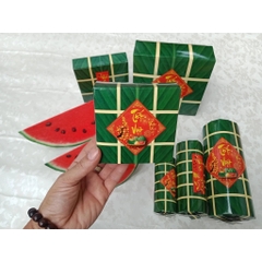 Sét 3 Loại Bánh Chưng, Bánh Tét, Dưa Hấu Trang Trí Tết (3 Loại/Sét)