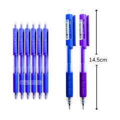 G-Star Bút Gel GP07 Ngòi 0.5mm Mực Xanh, Tím (12 Cây/ Hộp; 12 Hộp/ Lốc)