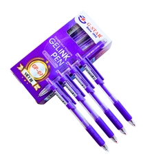 G-Star Bút Gel GP07 Ngòi 0.5mm Mực Xanh, Tím (12 Cây/ Hộp; 12 Hộp/ Lốc)