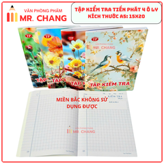Tập KIỂM TRA Tiến Phát 4 Ô Ly DL 80Gms (200 Quyển/ Cây)