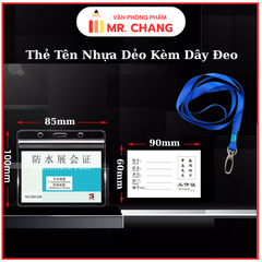 . Thẻ Tên NGANG SM-208 (50 Cái/Hộp) (60 Hộp/Thùng)