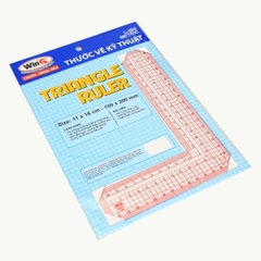 WinQ Thước Dẻo Vuông Góc Metric L505 (10 Cây/ Hộp; 5 Hộp/ Lốc)